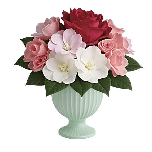 Crimson Blossom Harmony