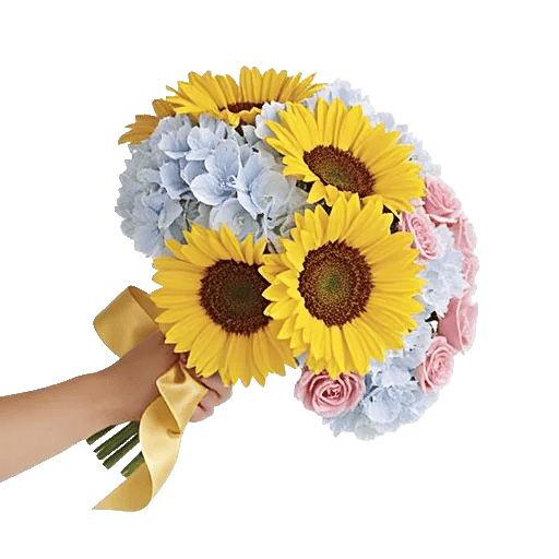 Golden Sunflower Bouquet