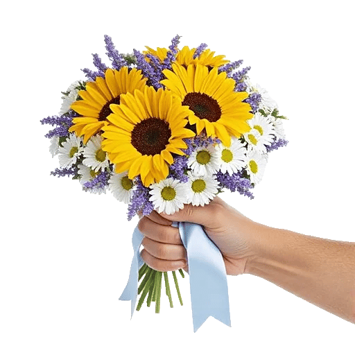 Golden Sunflower Bouquet