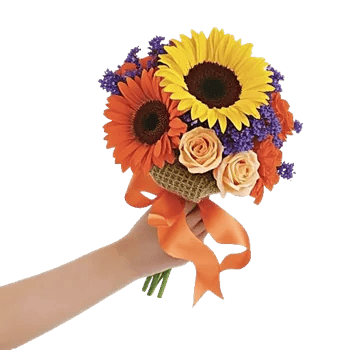 Golden Sunflower Bouquet