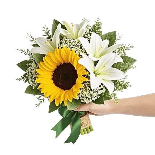 Golden Sunflower Bouquet