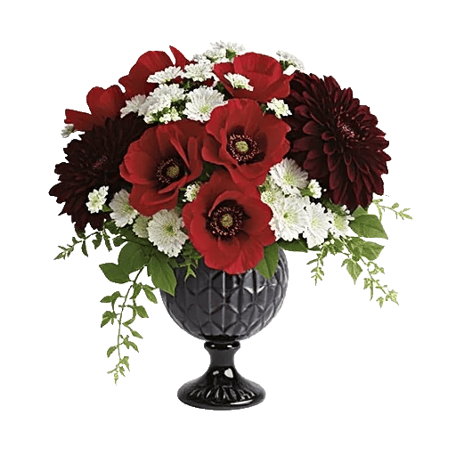 Crimson Blossom Harmony