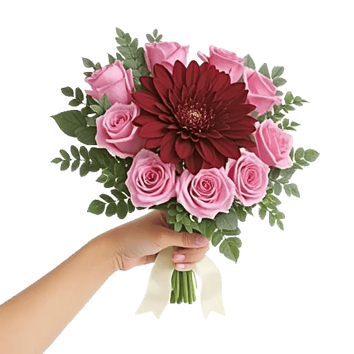 Crimson Blossom Harmony