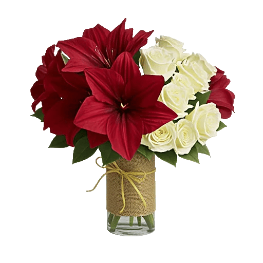 Crimson Blossom Harmony