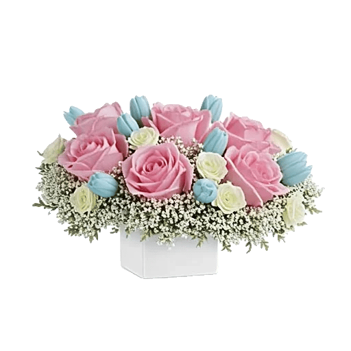 Blush Romantic Centerpiece