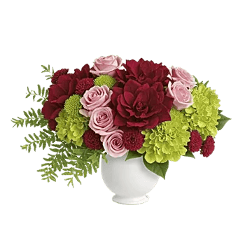 Crimson Blossom Harmony