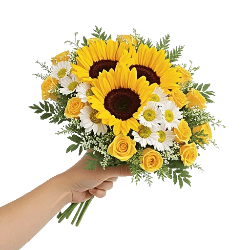 Golden Sunflower Bouquet