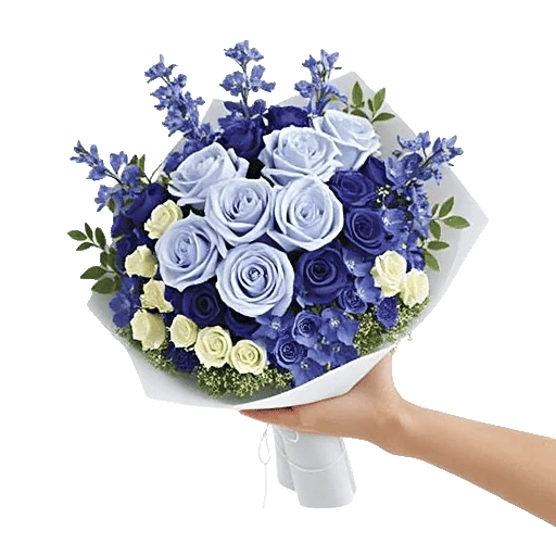 Elegant Blue Roses