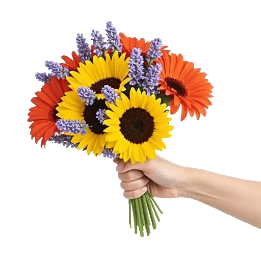 Golden Sunflower Bouquet