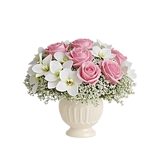 Blush Romantic Centerpiece