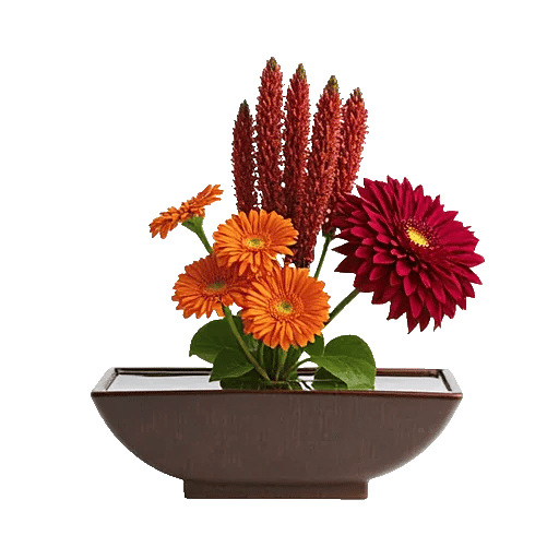 Crimson Blossom Harmony