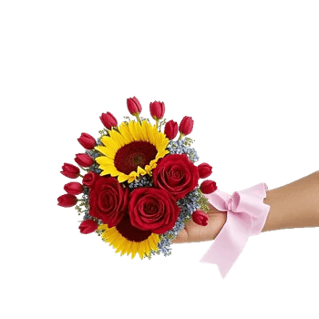 Crimson Blossom Harmony