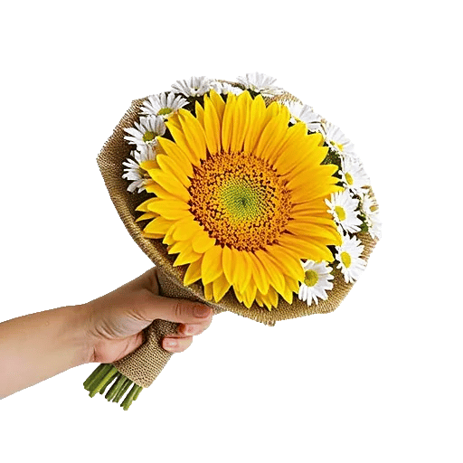 Golden Sunflower Bouquet
