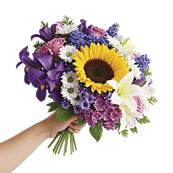 Golden Sunflower Bouquet