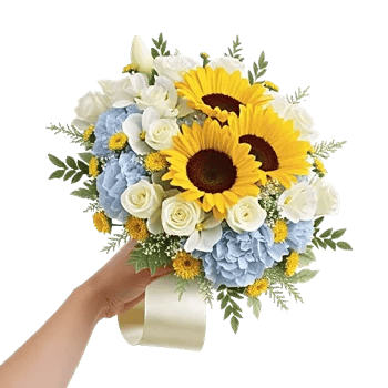 Golden Sunflower Bouquet