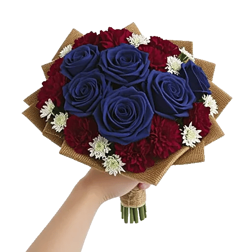 Elegant Blue Roses