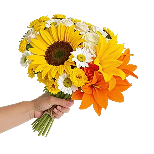 Golden Sunflower Bouquet