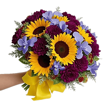 Golden Sunflower Bouquet