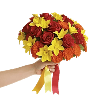 Crimson Blossom Harmony