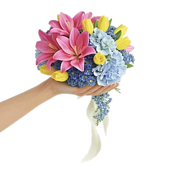 Graceful Lily Display