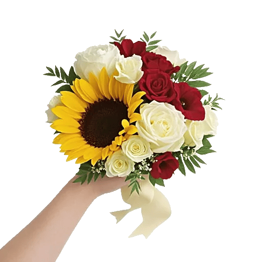 Golden Sunflower Bouquet