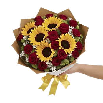 Golden Sunflower Bouquet