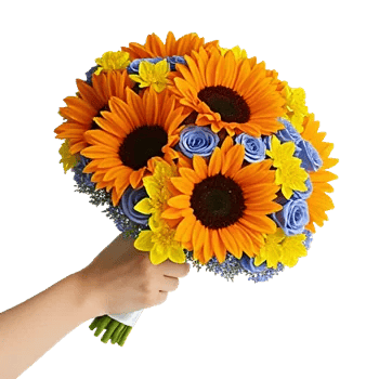 Golden Sunflower Bouquet