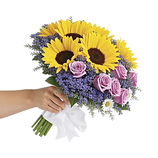 Golden Sunflower Bouquet