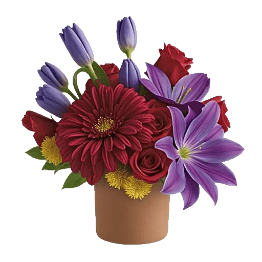 Crimson Blossom Harmony
