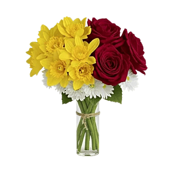 Crimson Blossom Harmony