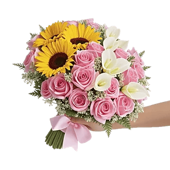 Golden Sunflower Bouquet
