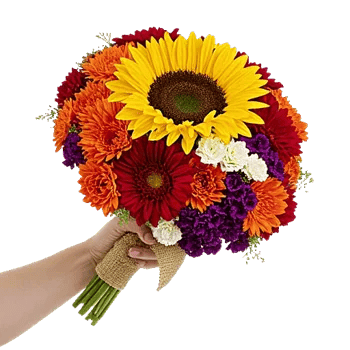 Golden Sunflower Bouquet