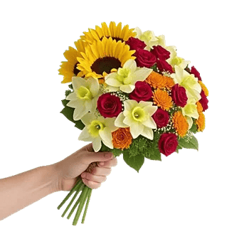 Golden Sunflower Bouquet