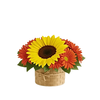 Golden Sunflower Bouquet