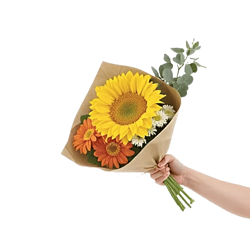 Golden Sunflower Bouquet