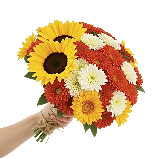 Golden Sunflower Bouquet