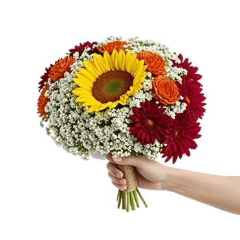Golden Sunflower Bouquet