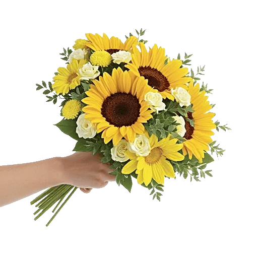 Golden Sunflower Bouquet