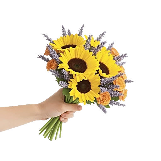 Golden Sunflower Bouquet