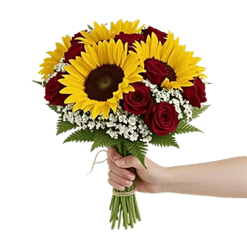Golden Sunflower Bouquet