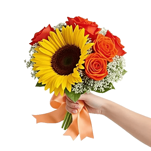 Golden Sunflower Bouquet