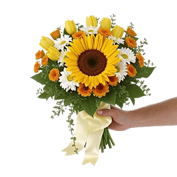 Amber Sunflower Glow