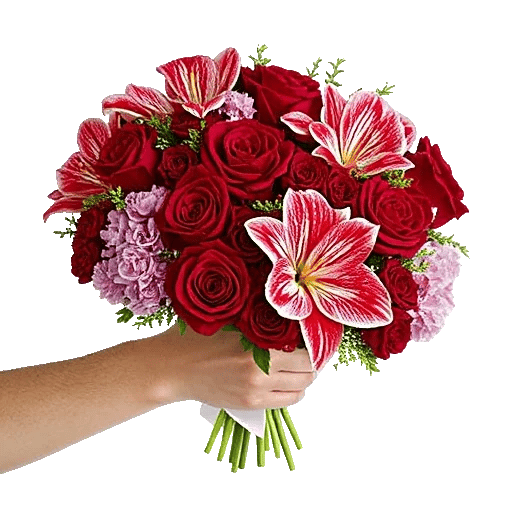 Crimson Blossom Harmony