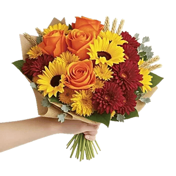 Golden Sunflower Bouquet
