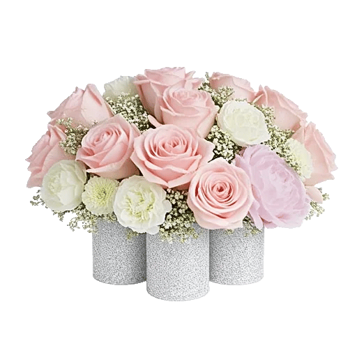 Blush Romantic Centerpiece