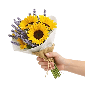 Golden Sunflower Bouquet