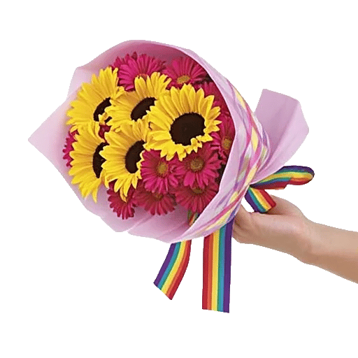 Golden Sunflower Bouquet