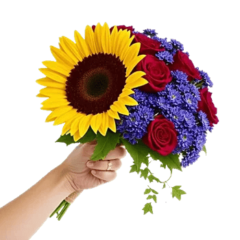 Golden Sunflower Bouquet