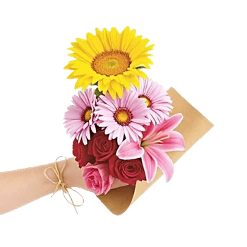 Golden Sunflower Bouquet