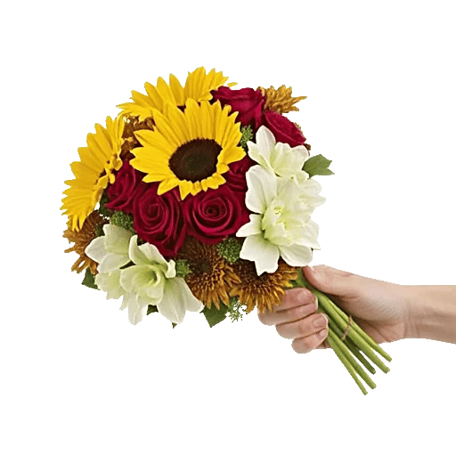 Golden Sunflower Bouquet